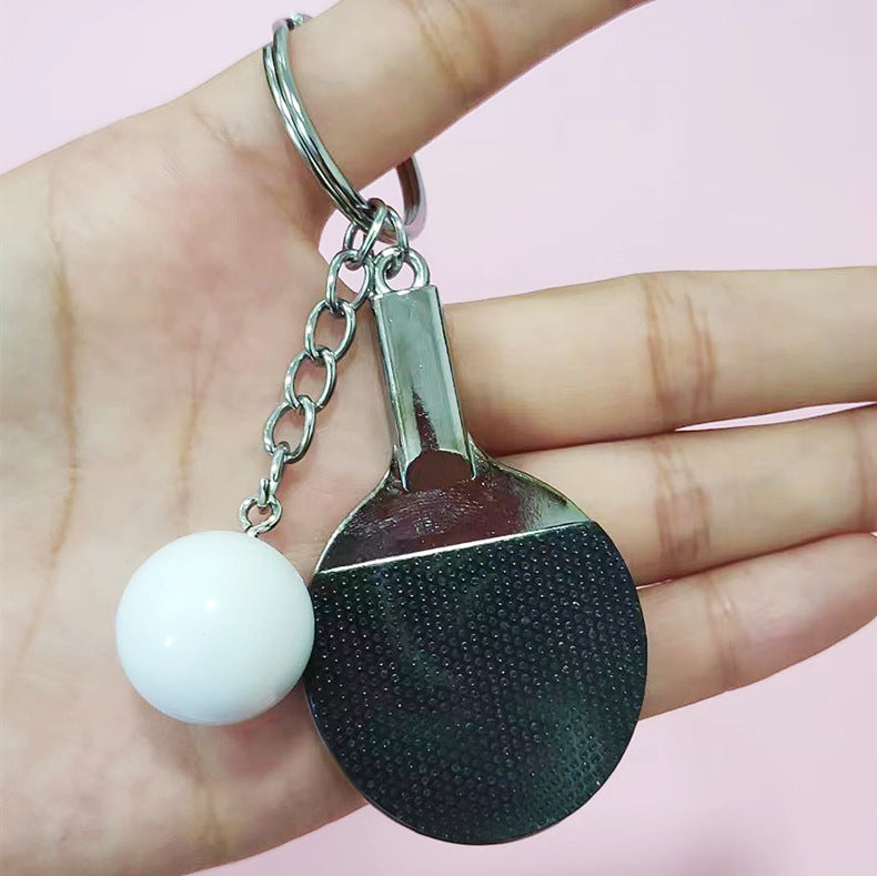 Wholesale Creative Table Tennis Ball Keychain